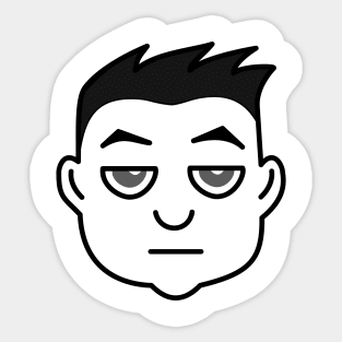 Unimpressed Sticker